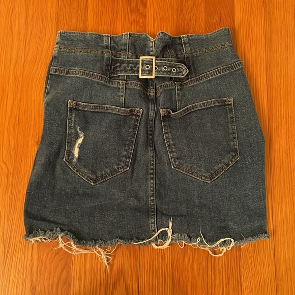 Free People Frayed Skirt - Picture 8 of 14